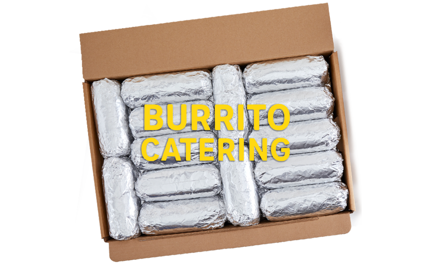 <h1><strong><span style="color: #ffd811"><strong>BURRITOS  BY THE BOX</strong></span></strong></h1>